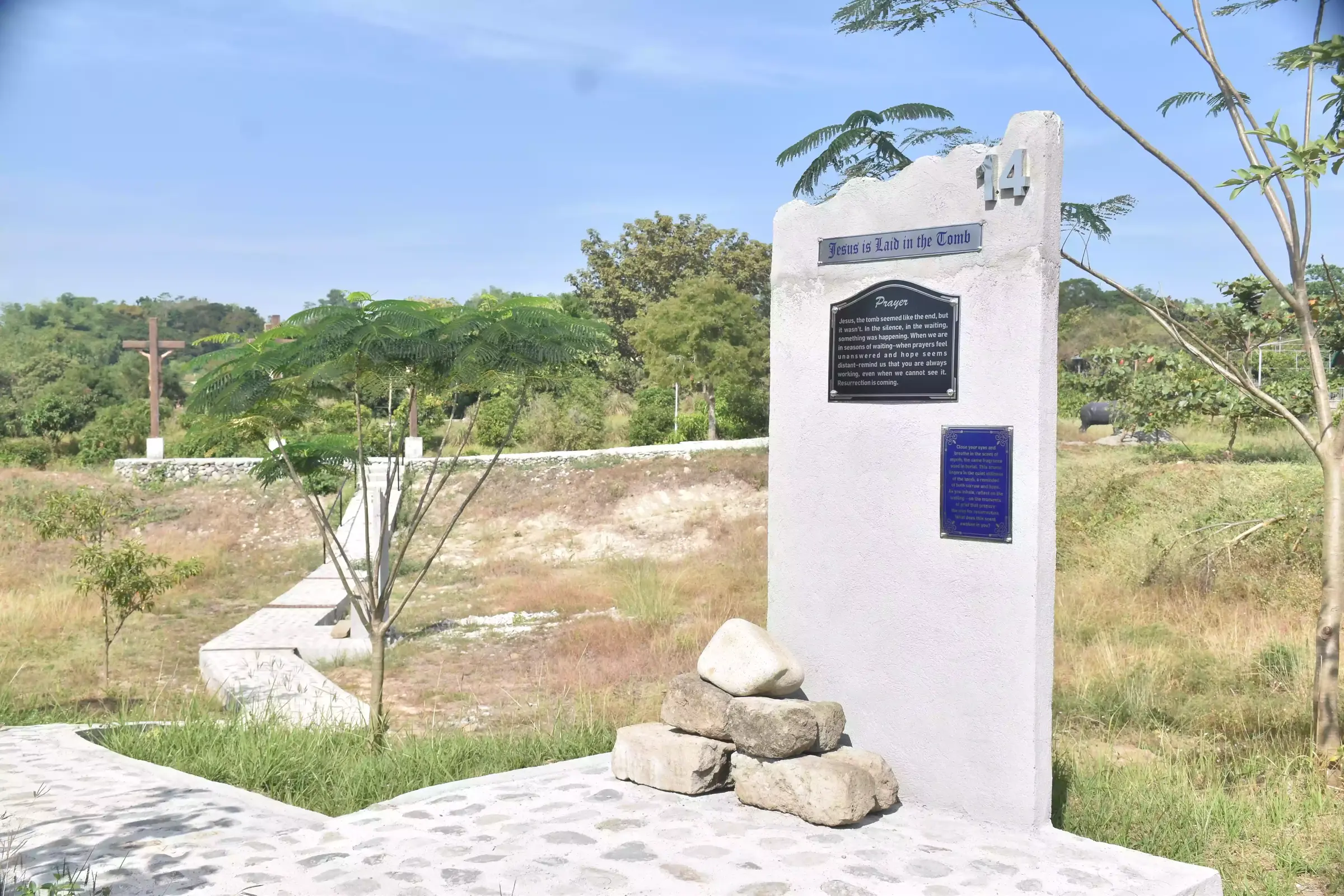 Station 14: Jesus is Laid in the Tomb - Stations of the Cross at Mt. Grona
